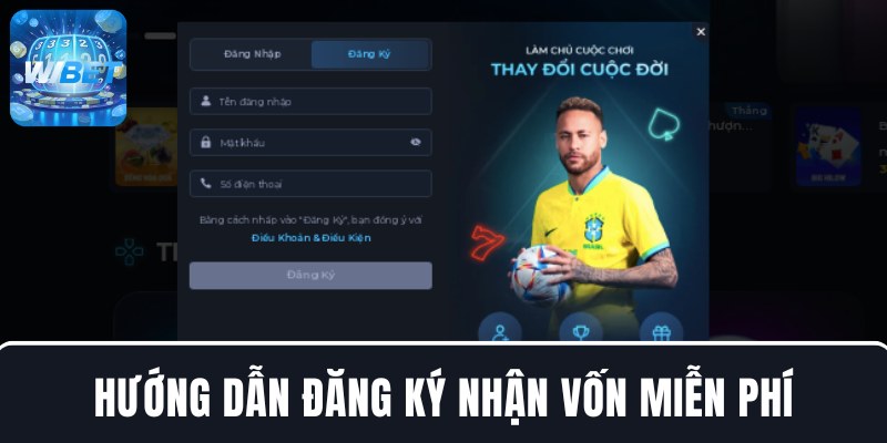 Hướng dẫn đăng ký nhận vốn miễn phí