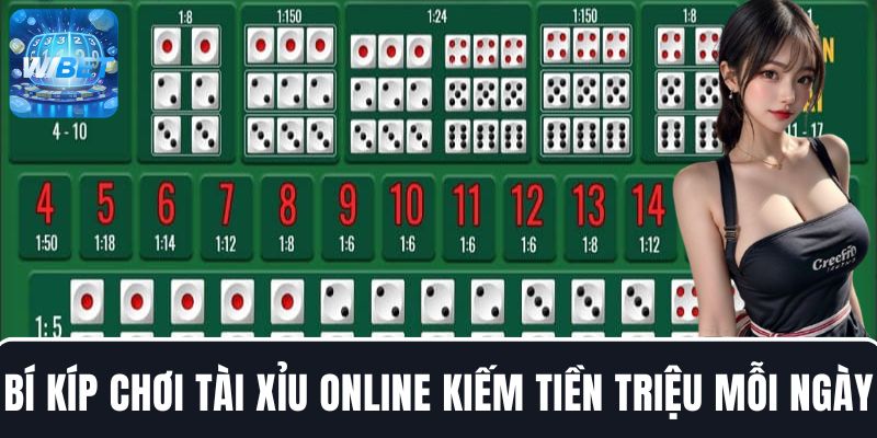 Bí kíp chơi Tài Xỉu online bất bại, kiếm tiền triệu mỗi ngày
