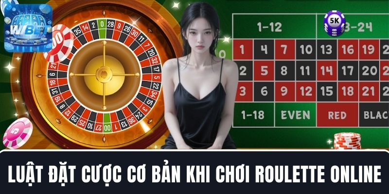 Luật đặt cược cơ bản của một bàn chơi Roulette tại WIBET