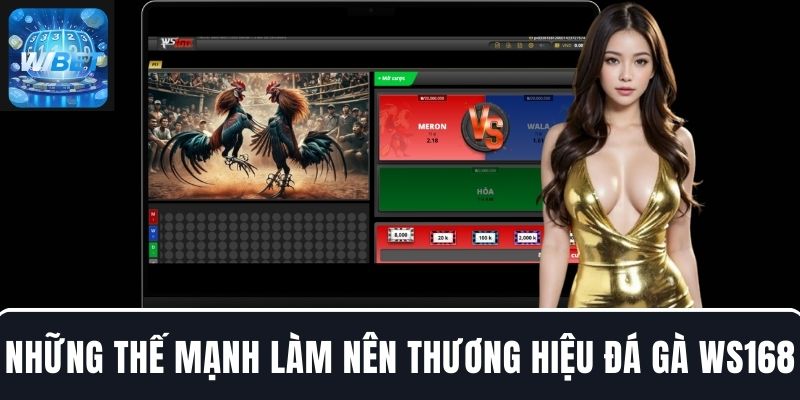 Những thế mạnh làm nên thương hiệu đá gà WS168