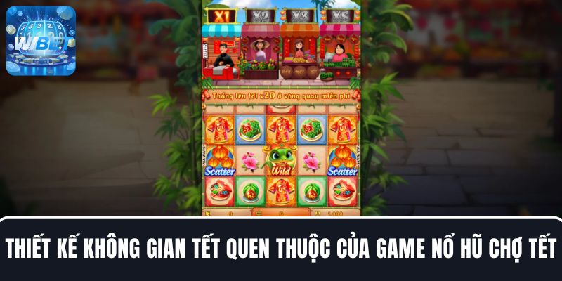 Sức hút đến từ thiết kế không gian Tết quen thuộc